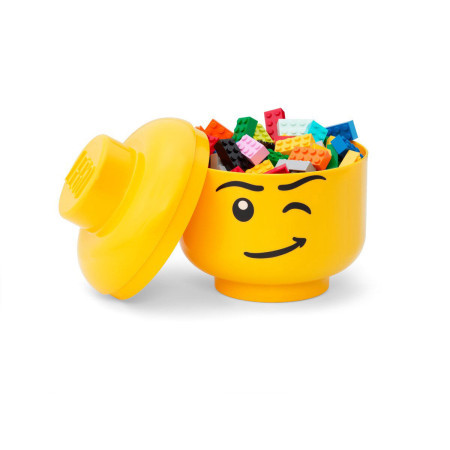 Lego glava za odlaganje (mala): dečak koji namiguje ( 40310800 )