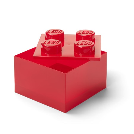 Lego kutija za odlaganje sa poklopcem (4): Svetlucavo crvena ( 40090804 )
