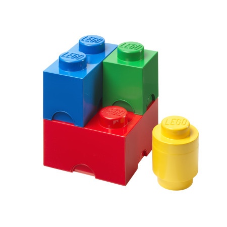 Lego kutije za odlaganje set (4 kom): klasik boje ( 40150803 )