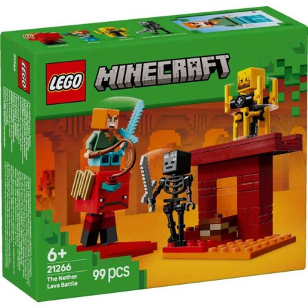 Lego minecraft the nether lava battle ( LE21266 )