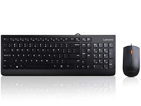 Lenovo 300 žićni set/US/103P/crna tastatura+miš ( GX30M39606 )