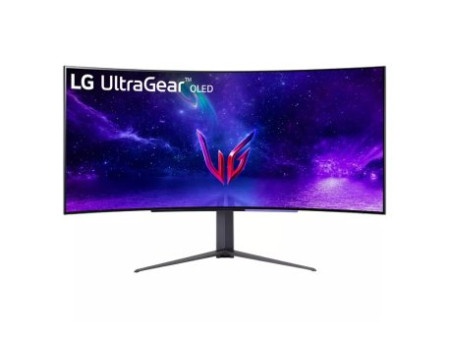 LG 44.5&quot; curved ultragear oled wqhd 3440x1440@240hz gaming monitor ( 45GR95QE-B ) -1