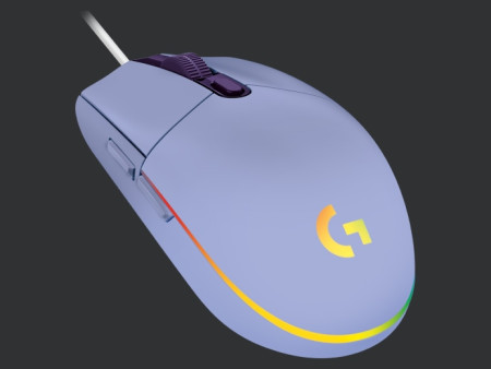 Logitech G102 lightsync gaming wired mouse, lilac USB