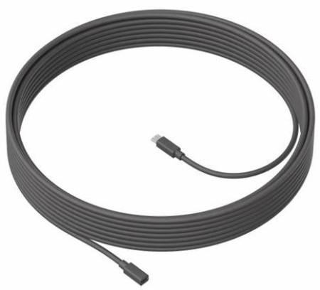 Logitech MeetUp mic extension cable 10m graphite