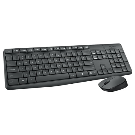 Logitech MK235 Wireless Keyboard Grey YU ( 025681 )