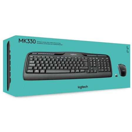 Logitech mk330 desktop us black 920-003989 Tast+mis usb wireless ( 23665 )