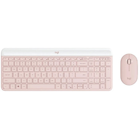 Logitech MK470 slim combo rose tastatura+miš ( 920-011322 )