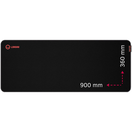 Lorgar main 329, gaming mouse pad, precise control surface 900mm x 360mm x 3mm ( LRG-GMP329 )