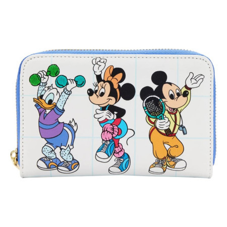 Loungefly Disney Mousercise Zip Around Wallet ( 057411 )