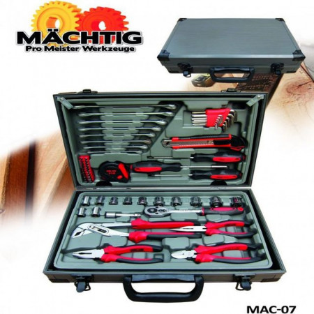 Machtig MAC-07 Set ručnog alata 62 dela u koferu - Img 1