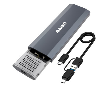 Maiwo k1689p usb 3.2 tip-c kućište za m.2 pcie nvme ssd, aluminium, bez alata