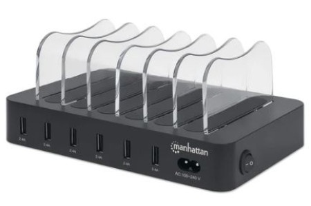 Manhattan 102254 6-Port USB punjač za uređaje  ( 0001313222 ) -1