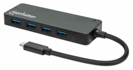 Manhattan 164924 HUB USB-C 4x USB 3.2, Bus-Powered ( 0001203324 )