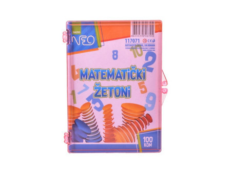Matematički žetoni, PVC, 100K ( 117071 )