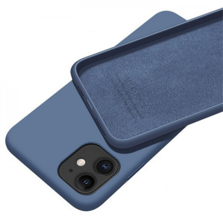 MCTK5-SAMSUNG S21 FE * Futrola Soft Silicone Dark Blue (179)