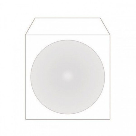 MediaRange BOX65-8 papirni omot za CD sa prozoron 8cm beli ( GPM/Z )