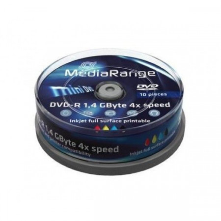MediaRange MR430 DVD-R 8CM FFACE PRINTABLE 1.4GB ( 5509MP10/Z ) - Img 1