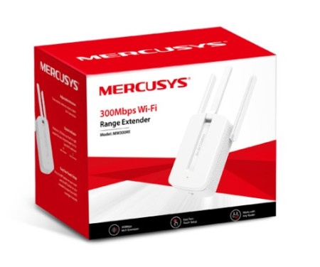 Mercusys mw300rev3 300mbps wi-fi range extender Lan access point (48847) ( 17652 )