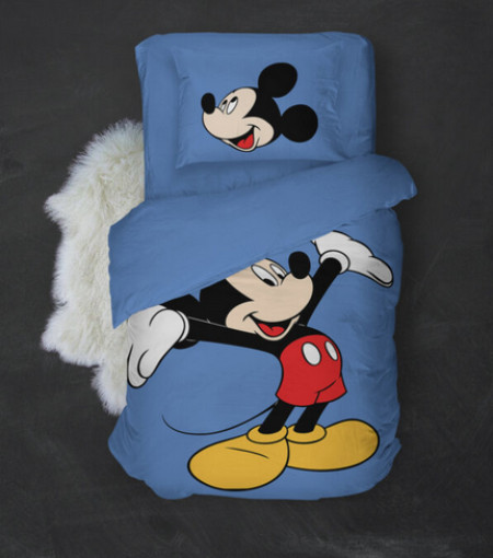 Mey home posteljina mickey mouse 3d 160x220cm plava ( 3D-1170T ) - Img 1