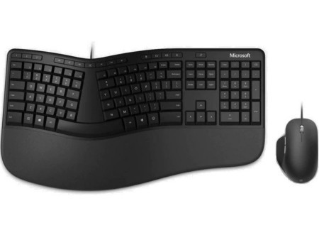 Microsoft miš+tastatura ergonomic desktop/žična/crna ( RJU-00013 )