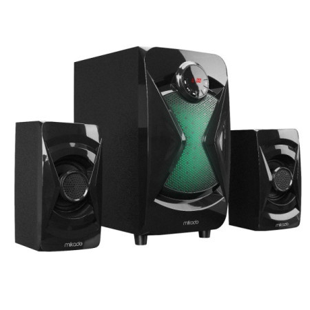 Mikado MD-370BT 38W Bluetooth crni Zvučnici 2.1