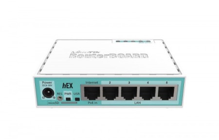 MikroTik LAN router RB750Gr3 hEX 5xGigabit LAN