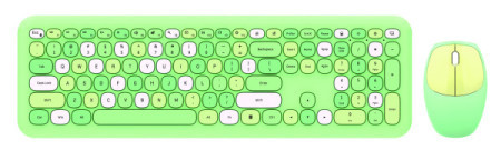 Mofii WL retro set tastatura i miš u zelenoj boji ( SMK-666395AGGN )