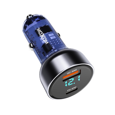 Moxom Auto punjac mx-vc29 usb-a+pd 60w crni ( A710 )