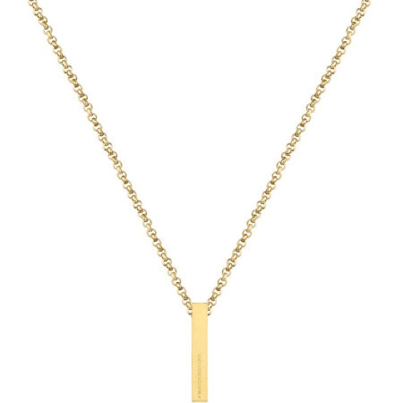 Muška santa barbara polo zlatna ogrlica od hirurškog Čelika ( sbj.6.5025.2 )