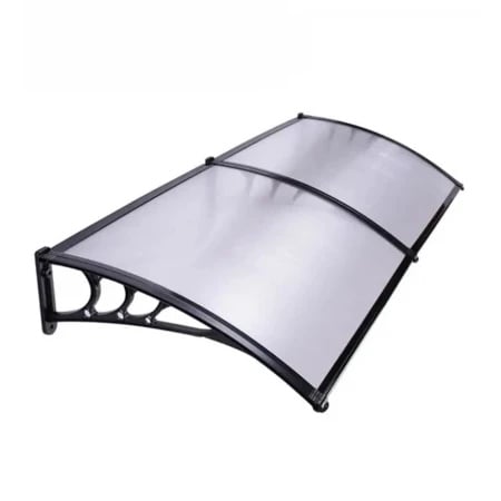 Nadstrešnica 240x100 crna providna 5mm leksan ( 1509 )