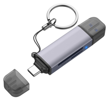 Netac čitač kartica WK13 USB-A 3.2/USB-C 3.2 NT09WK13-30GR
