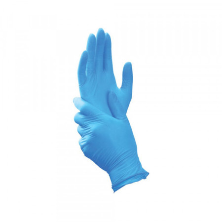 Nitril rukavice bez pudera L 1/100 plave ( E443 )