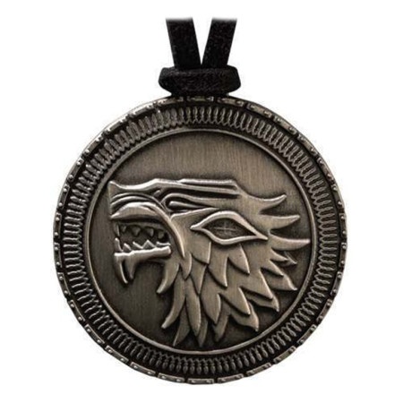 Noble Collection Game Of Thrones - Stark Shield Pendant (Costume) ( 063874 ) -1