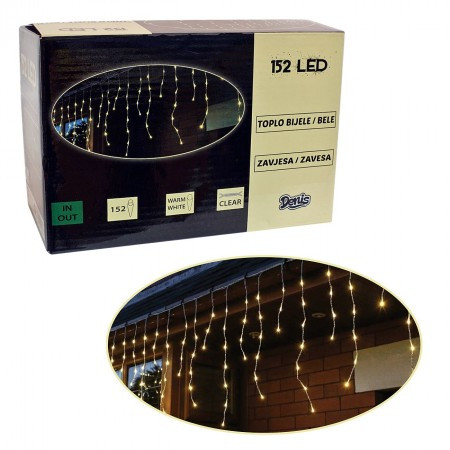 Novogodišnje LED lampice 4x0,5m, 152L, mogu ( 52-193000 ) - Img 1