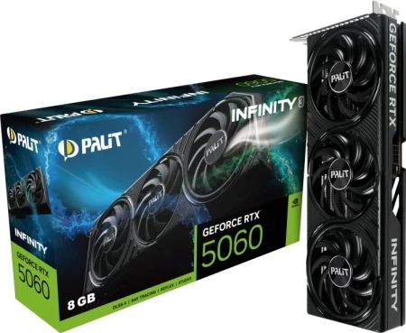 Palit ne75060019p1-gb2063s rtx 5060 8gb infinity 3 gddr7 3 fan svga