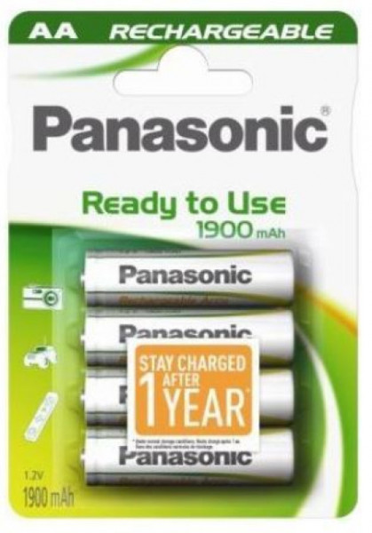 Panasonic baterije HHR-3MVE/4BC, 1900mAh, punj. ready to use AA ( 02390882 ) - Img 1