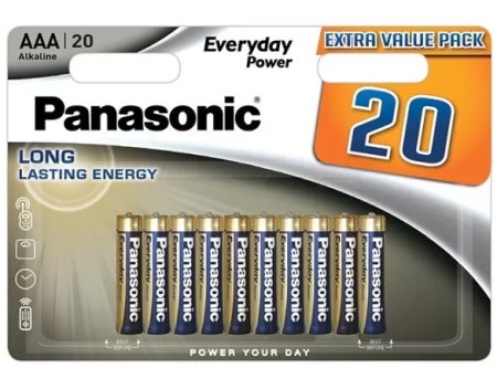 Panasonic baterije LR03EPS/20BW-AAA alkalne everyday 20 komada ( 85010 )