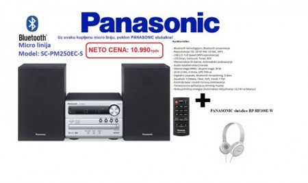 Panasonic mini linija PM250EC-S + RPHF100E-W ( 0001188969 ) - Img 1