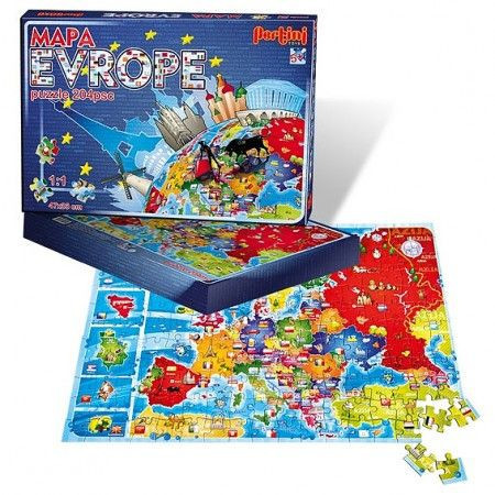 Pertini P-0147 Mapa Evrope puzzle ( 52 )