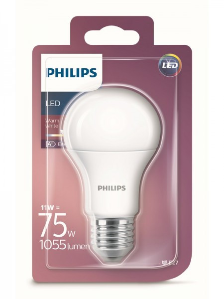 Philips led sijalica 11W(75W) A60 E27 WW 230V MAT PS563