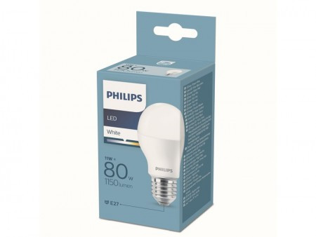 Philips Led sijalica 11W(80W) E27 WH 3000K MAT PS678