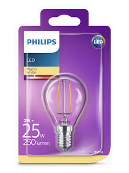 Philips led sijalica 2.3W(25W) P45 E14 WW BISTRA PS575