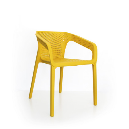 Plastična stolica STOP žuta