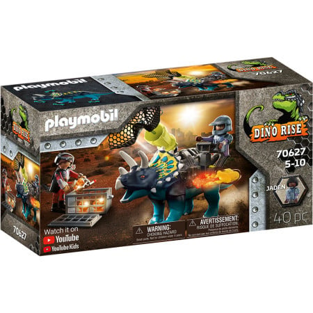 Playmobil dino rise triceratops: borba za legendarno kamenje ( 30776 )