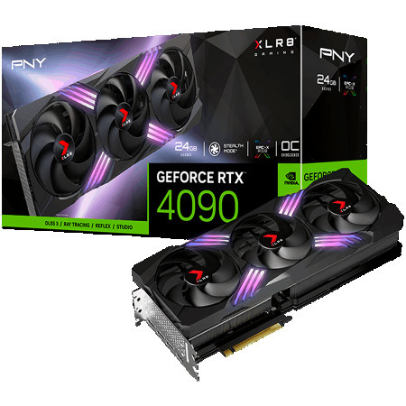 PNY nvidia GeForce RTX 4090 XLR8 Gaming VERTO EPIC-X 24GB GDDR6X 384bit ( VCG409024TFXXPB1 )