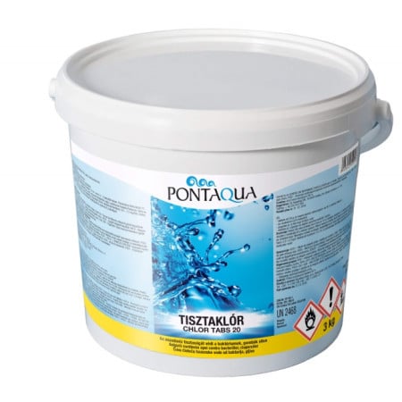 Pontaqua Chlor tablete 20 gr, 3kg ( CLK 030 )