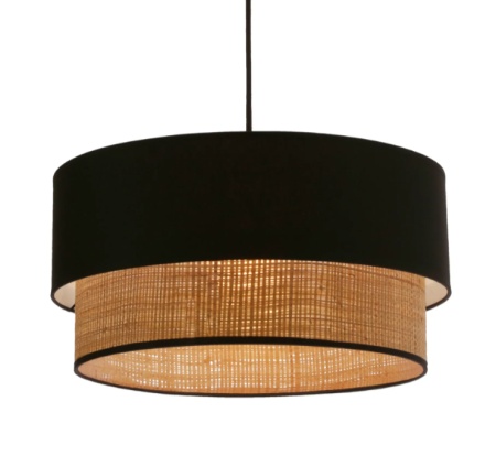 Prato Viseća Lampa Crna Bež 1x60W E27 ( 15097 )