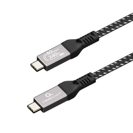 Premium USB 4 Type-C 240W, 1.5m ( CCBP-USB4-CMCM240-1.5M )