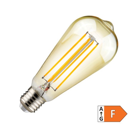 Prosto LED filament sijalica dimabilna toplo bela 7W   ( LS-ST64FDA-WW-E27/7 )-1