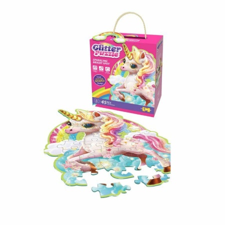 Puzzle unicorn glitter 45 pcs 88949z ( 91/71779 )